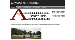 Desktop Screenshot of a72ndstreetselfstorage.com